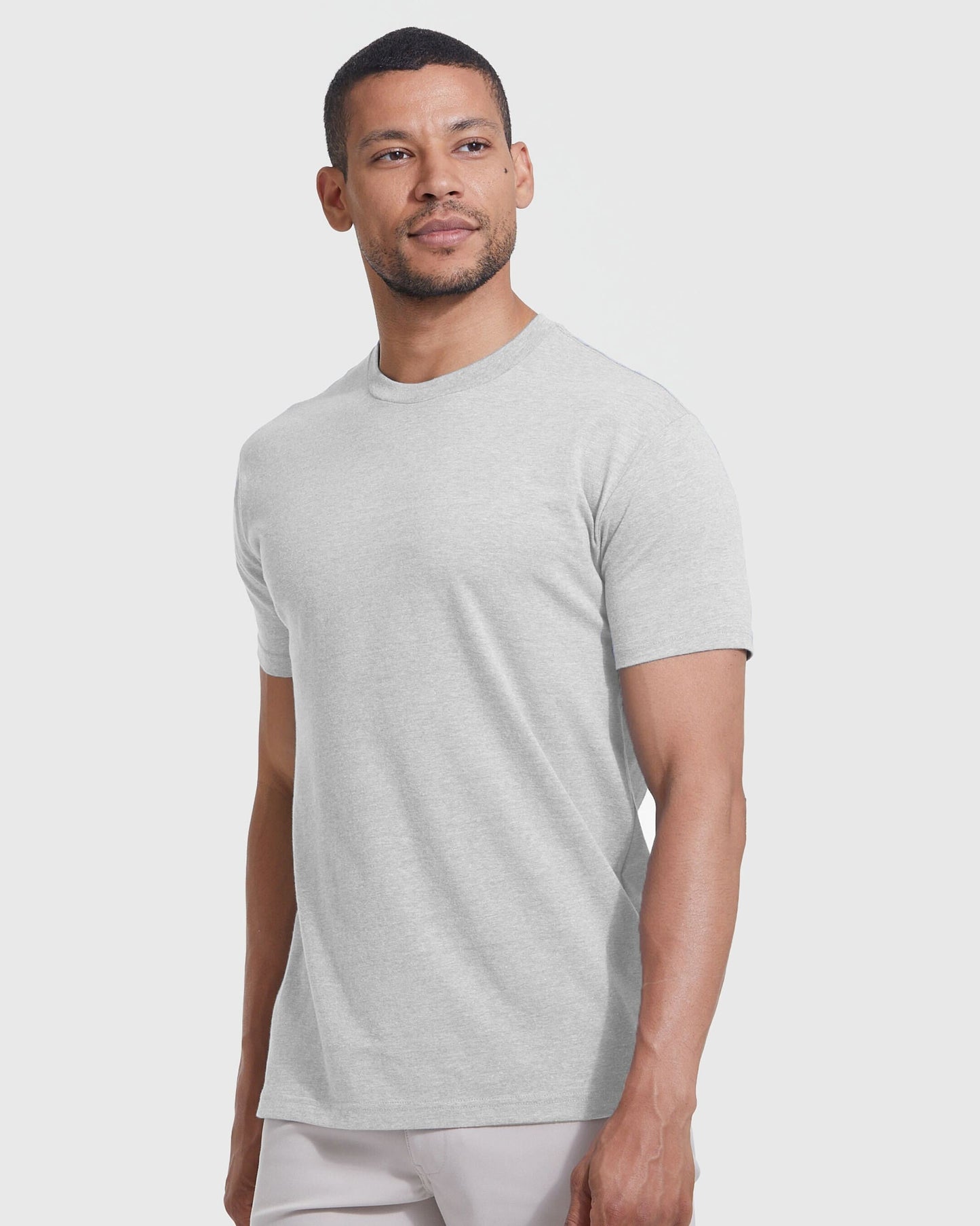 Gray Tones Short Sleeve Crew Neck 3-Pack