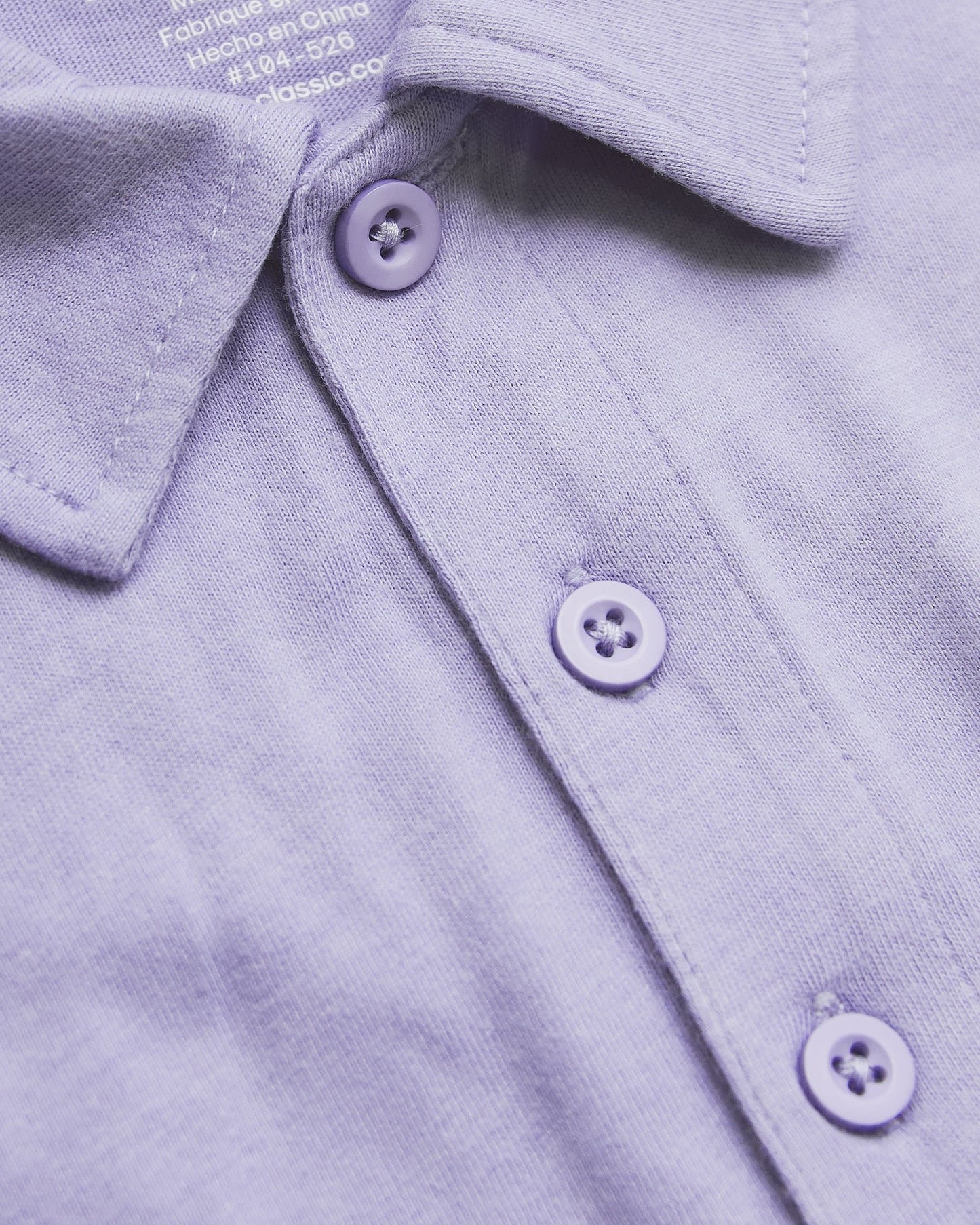 Heather Dark Orchid Short Sleeve Polo