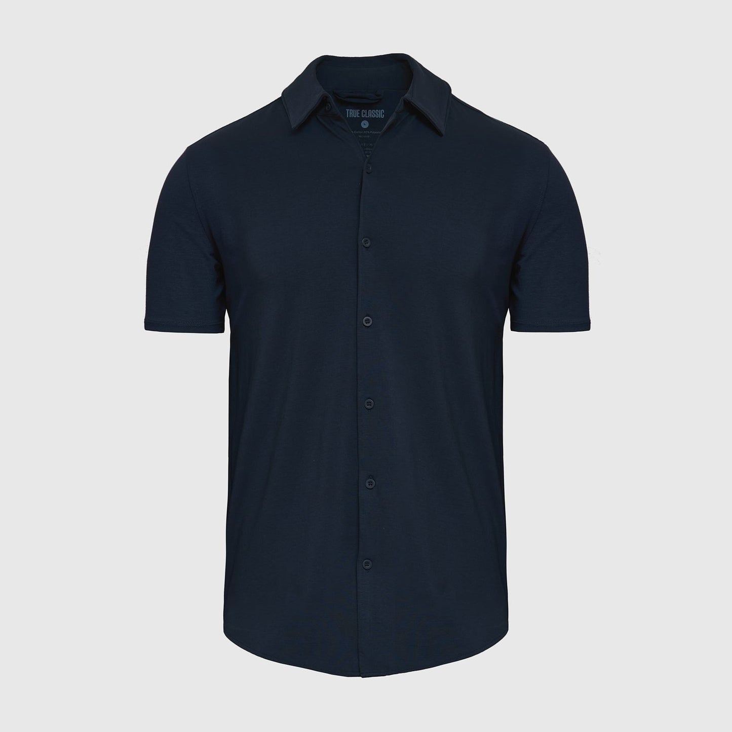 True Classic Men’s Knit Shirt – Tailored Cotton Stretch Fit, Soft Tagless Short Sleeve Polo Style for Casual, Streetwear, or Workwear Looks