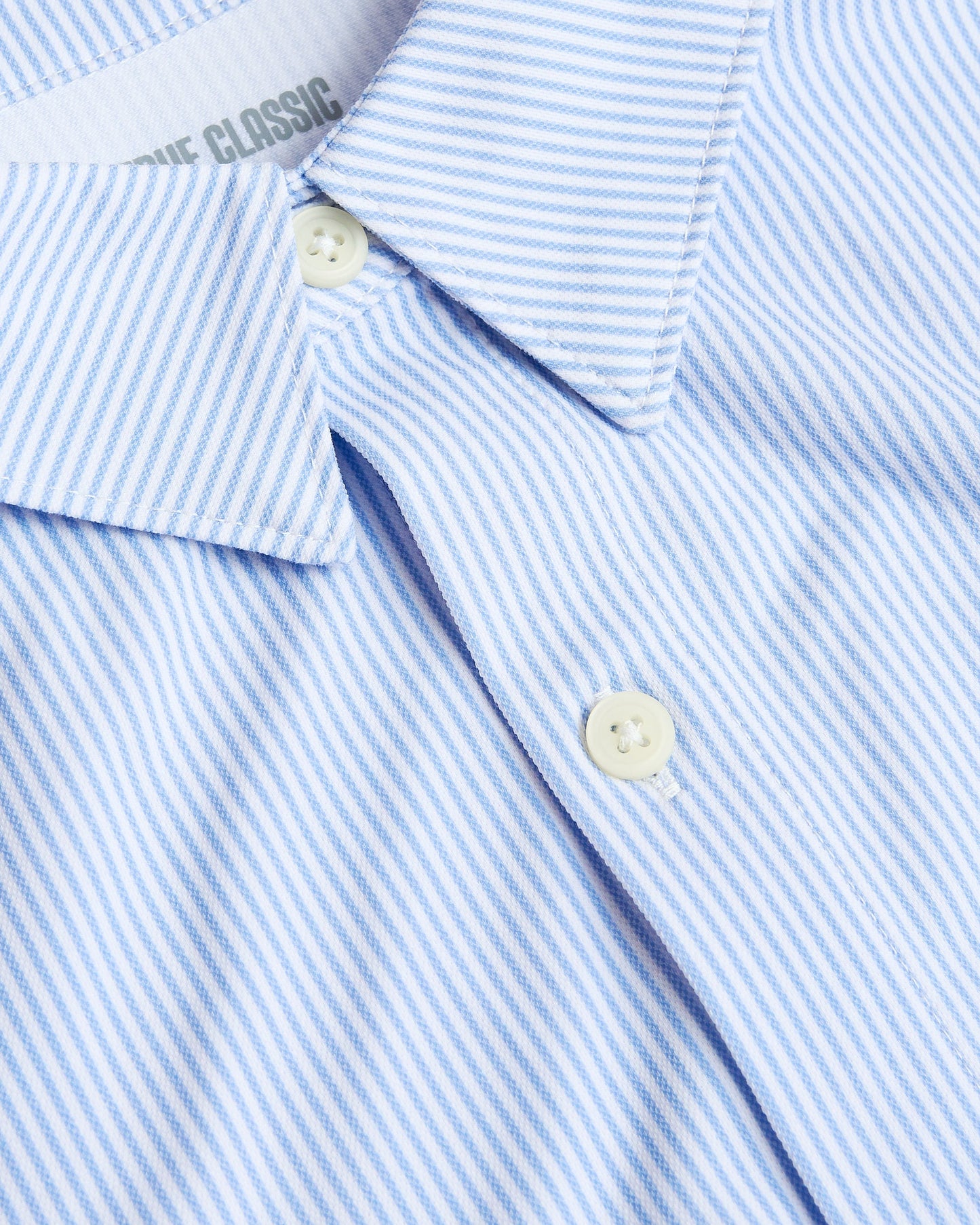 Blue Stripe Stretch Oxford 2.0