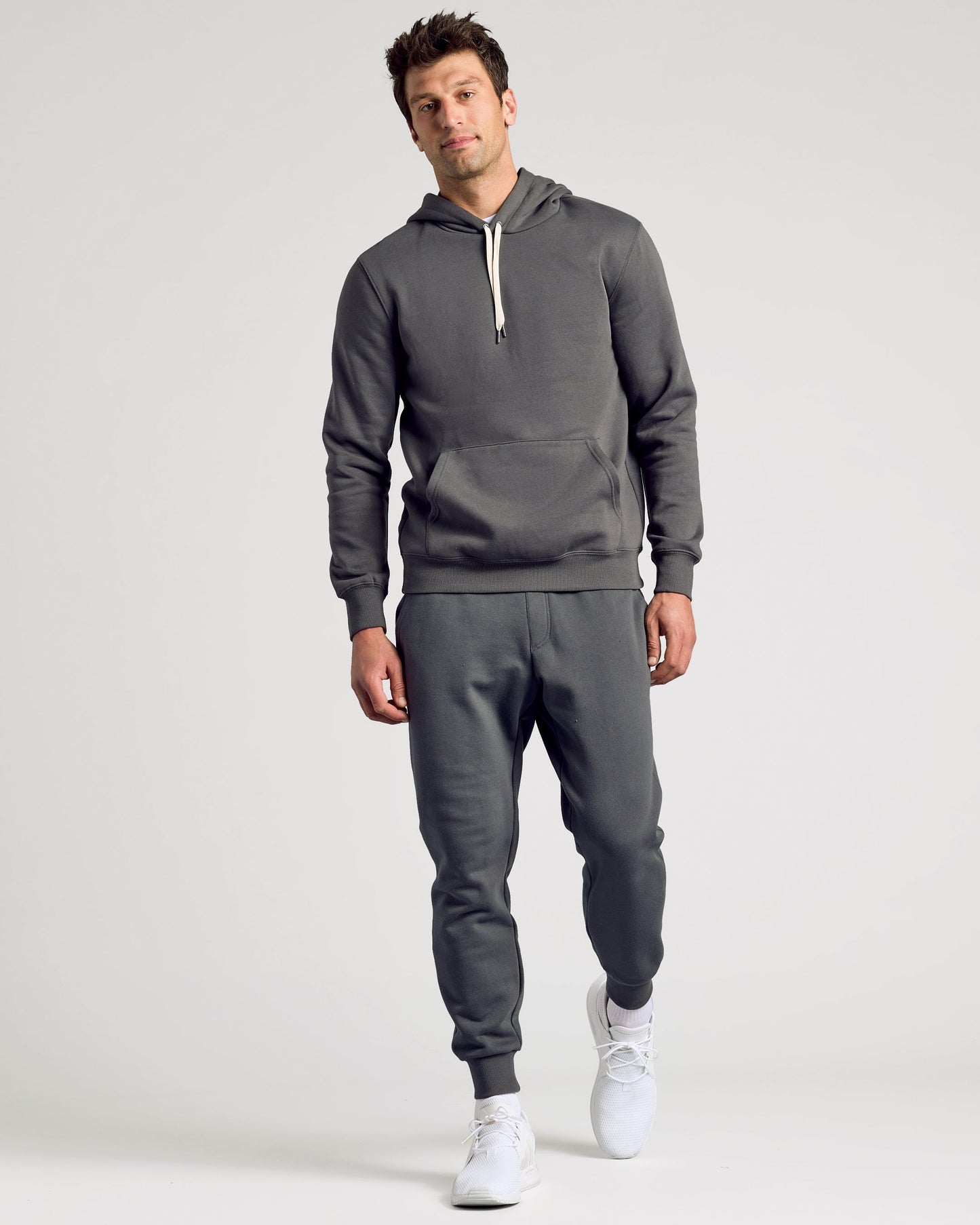 Carbon Pullover Fleece Hoodie & Jogger 2-Pack