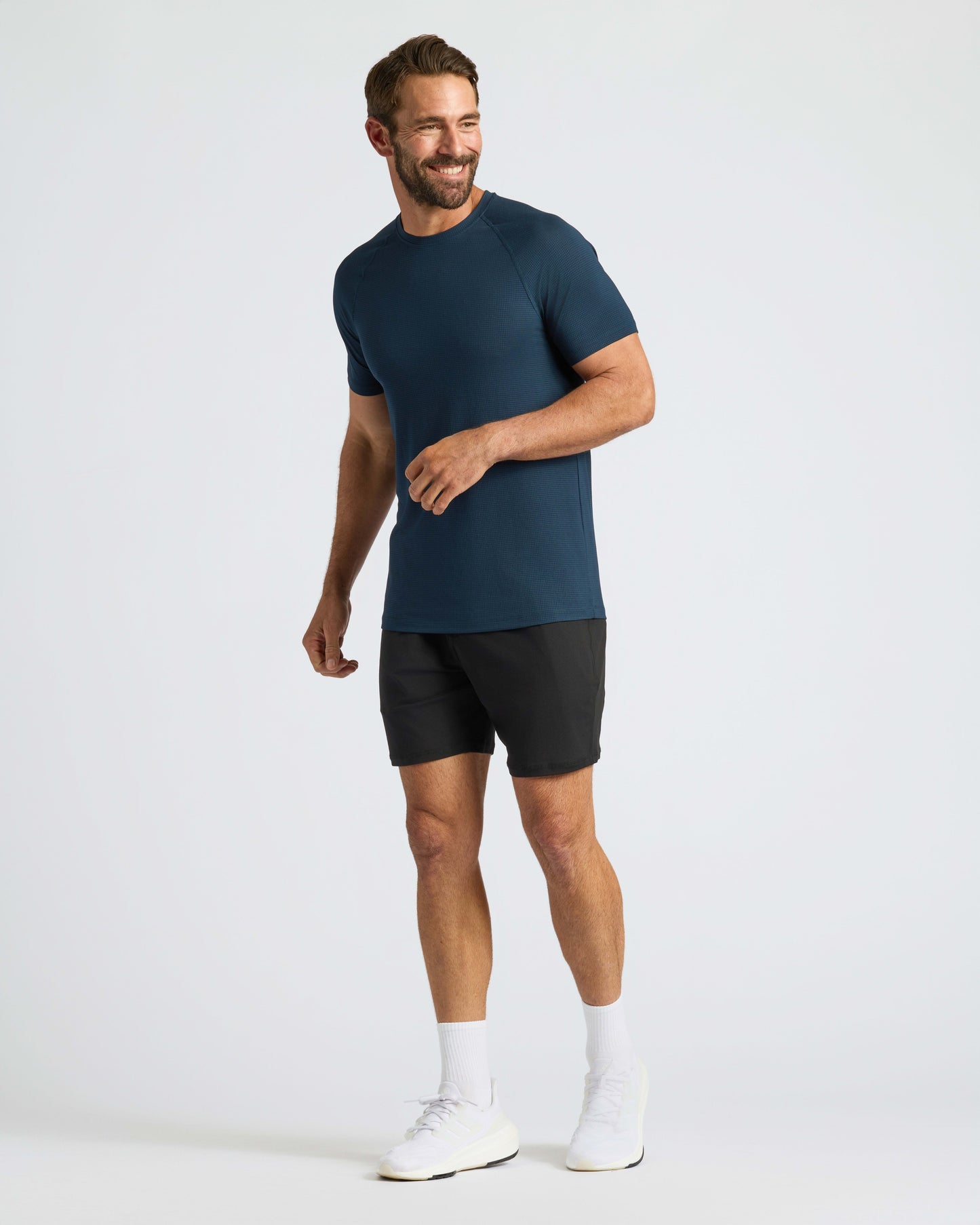 Navy Active Mesh Crew 6-Pack
