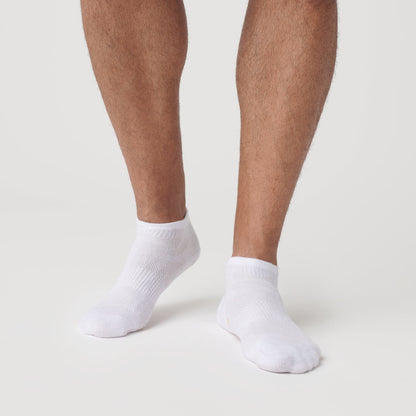White Ankle Sock Single