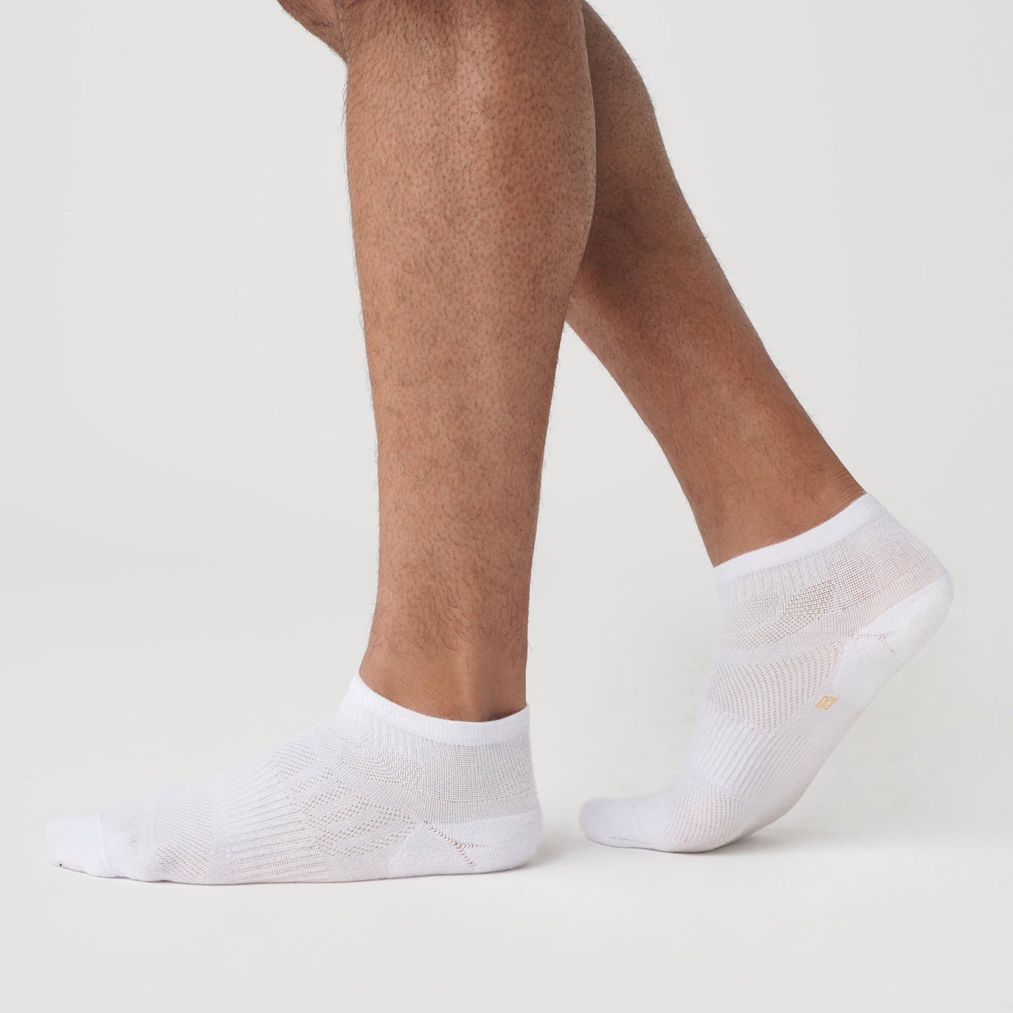 White Ankle Sock Single