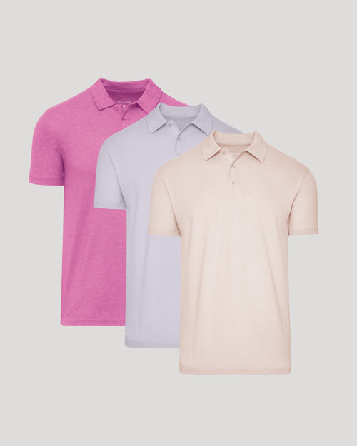 Short Sleeve Classic Polo 3-Pack