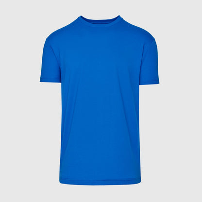 Electric Blue Short Sleeve Crew Neck Tee