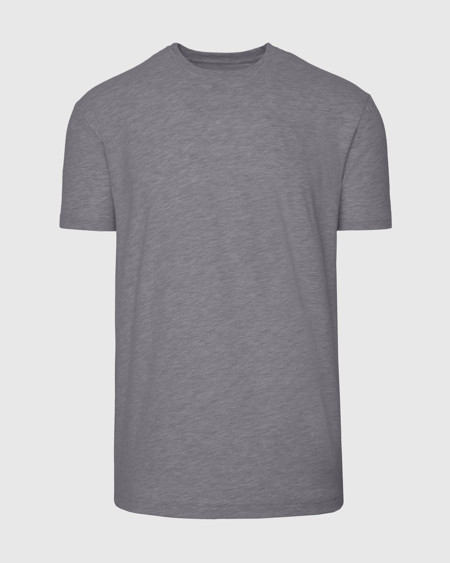 Heather Graphite Short Sleeve Crew Neck T Shirt