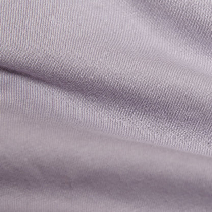 Lilac Gray Short Sleeve Crew Neck Tee