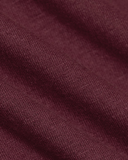 Mahogany Crew Neck T Shirt