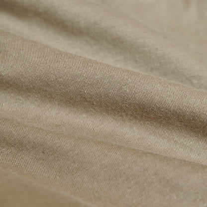Military Beige Short Sleeve Crew Neck Tee