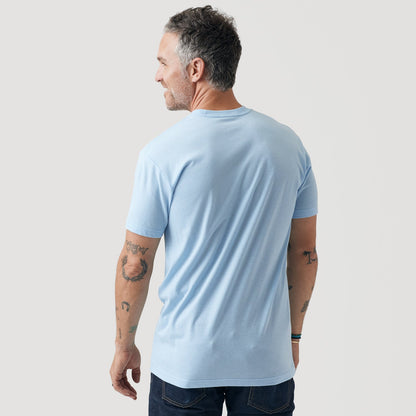 Oxford Blue Short Sleeve Crew Neck Tee