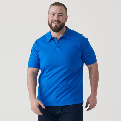 Electric Blue Classic Polo