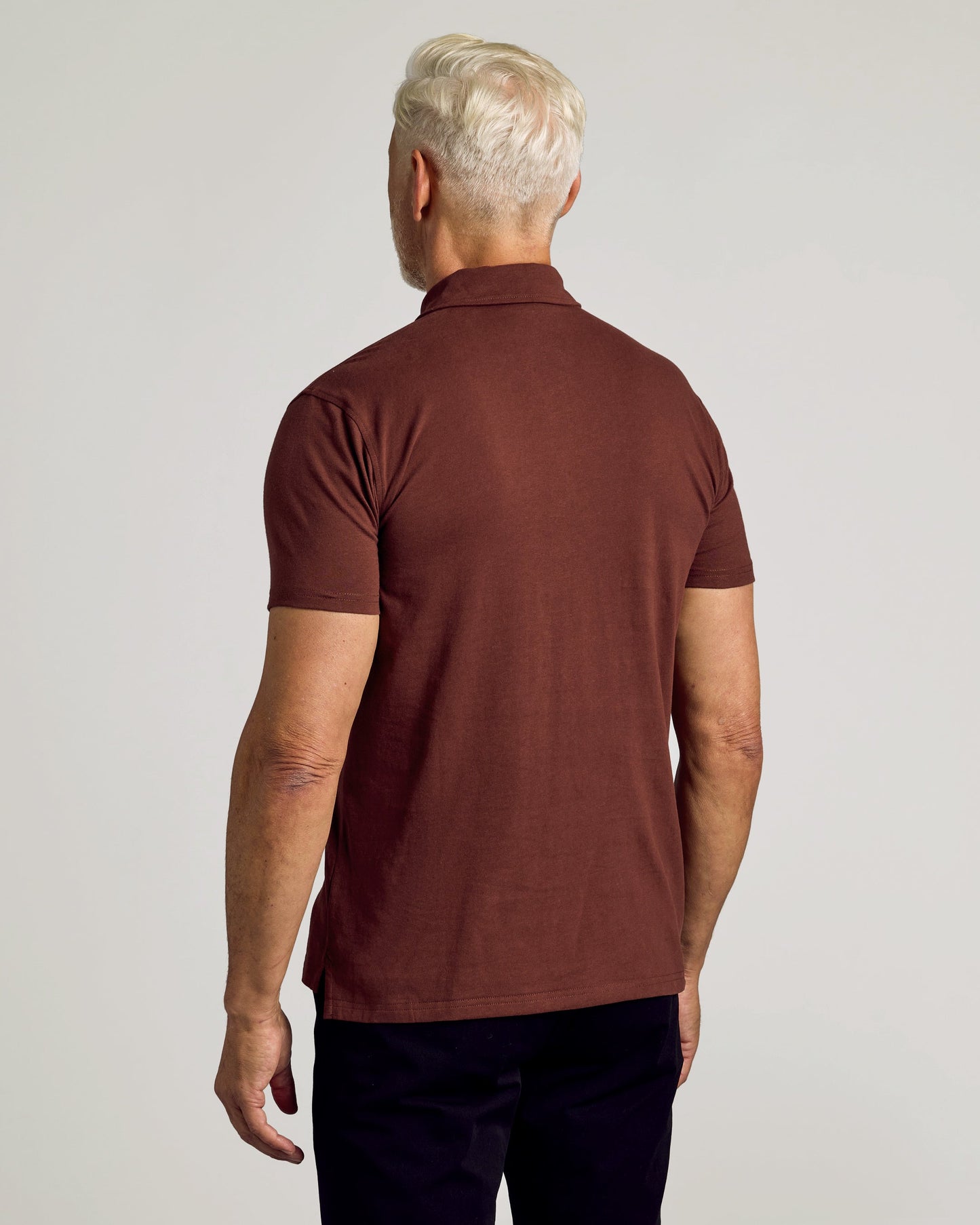 Dark Chocolate Short Sleeve Polo
