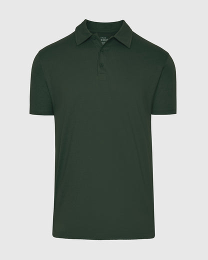 Dark Olive Short Sleeve Polo