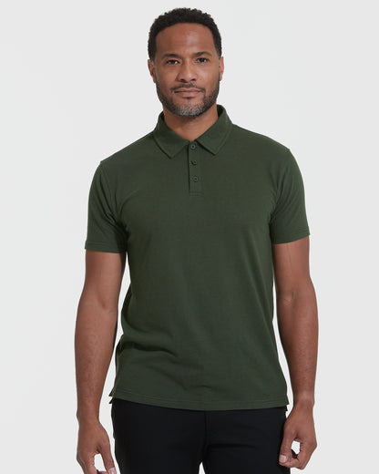 Dark Olive Short Sleeve Polo