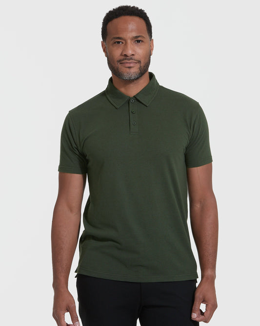 Dark Olive Short Sleeve Polo