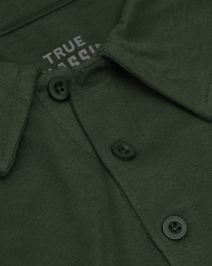 Dark Olive Short Sleeve Polo