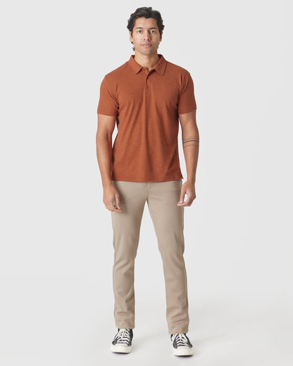 Heather Gingersnap Mane Classic Polo