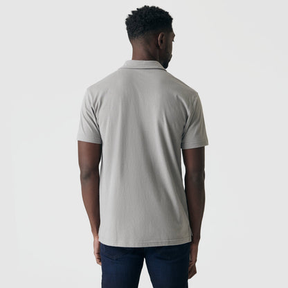Iron Gray Short Sleeve Polo