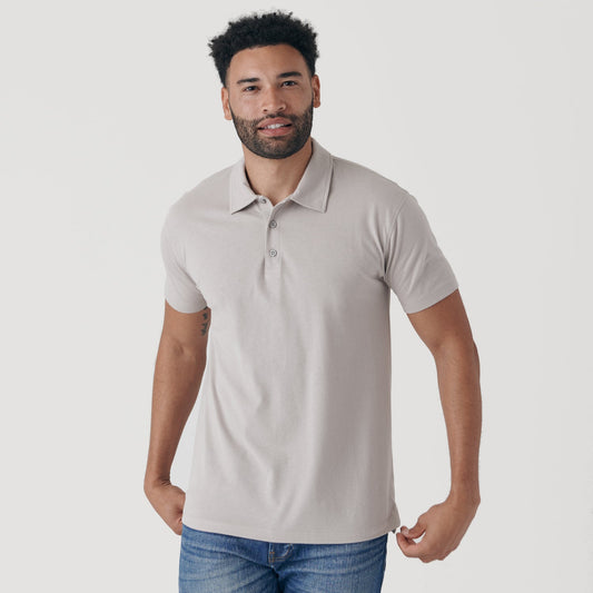 Light Gray Classic Polo