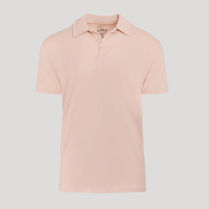 Dusty Pink Short Sleeve Polo