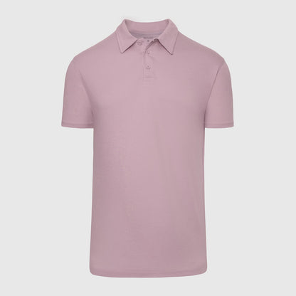 Mineral Mauve Short Sleeve Polo