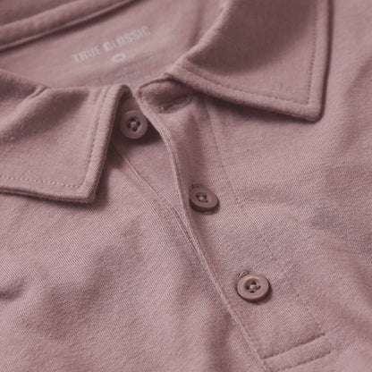 Mineral Mauve Short Sleeve Polo