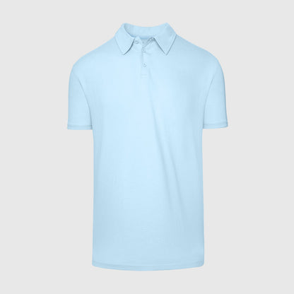 Oxford Blue Short Sleeve Polo