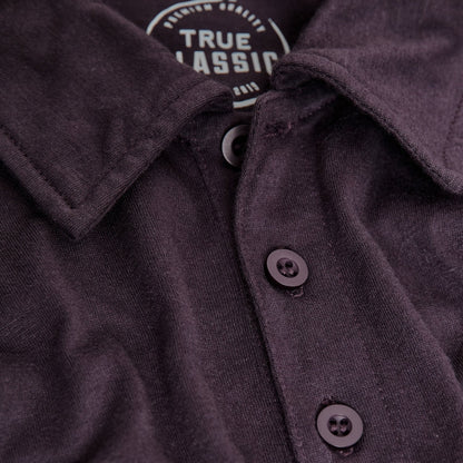 Dark Purple Short Sleeve Polo