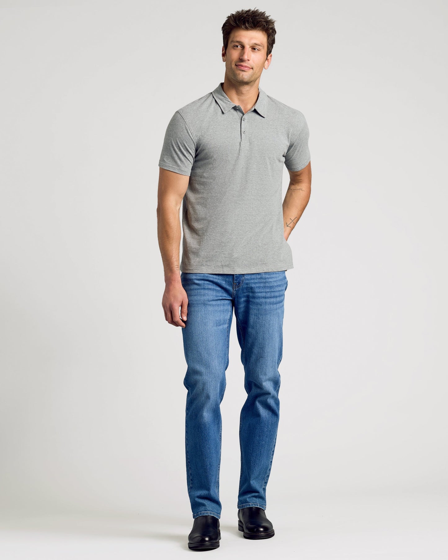 Heather Polo 3-Pack