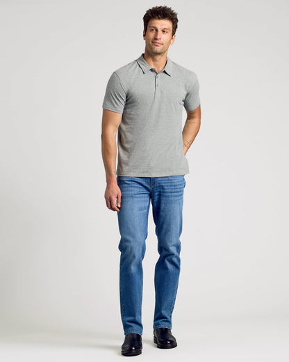 Heather Polo 3-Pack
