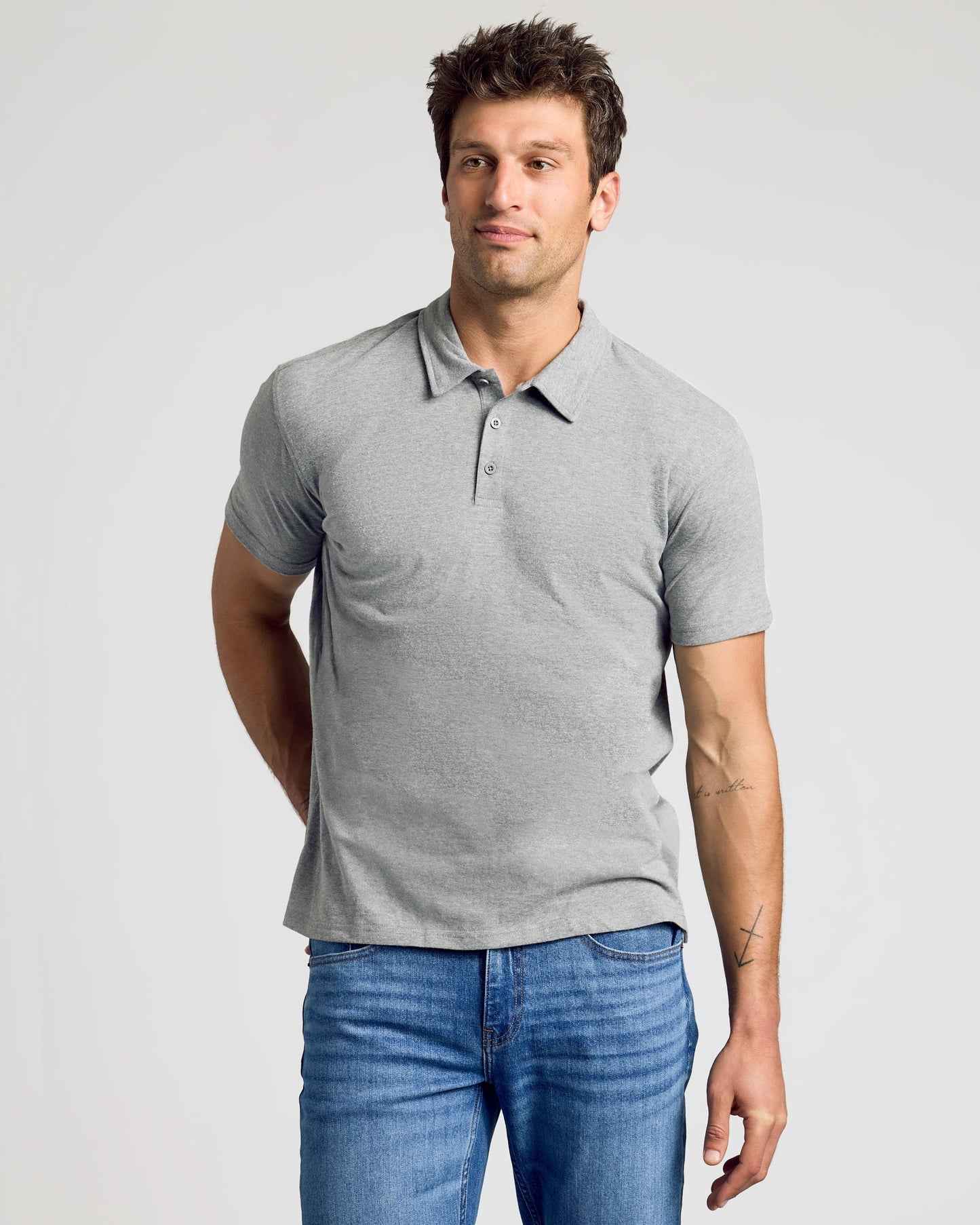 Heather Polo 3-Pack