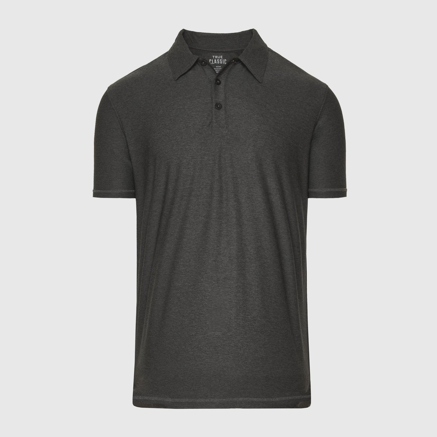 True Classic Men’s Active Short Sleeve Polo - Moisture Wicking Golf Shirt with Stretch Fit, Casual Menswear for Workwear, Blue Collar, or Gifts