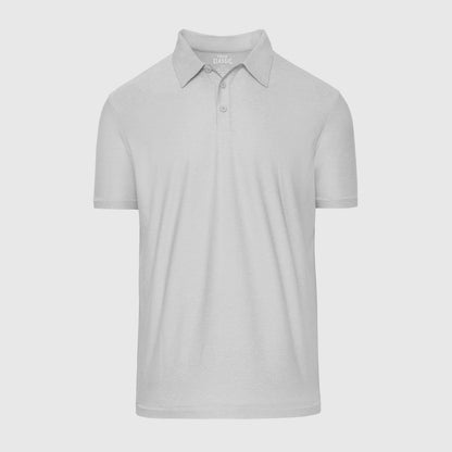 True Classic Men’s Active Short Sleeve Polo - Moisture Wicking Golf Shirt with Stretch Fit, Casual Menswear for Workwear, Blue Collar, or Gifts