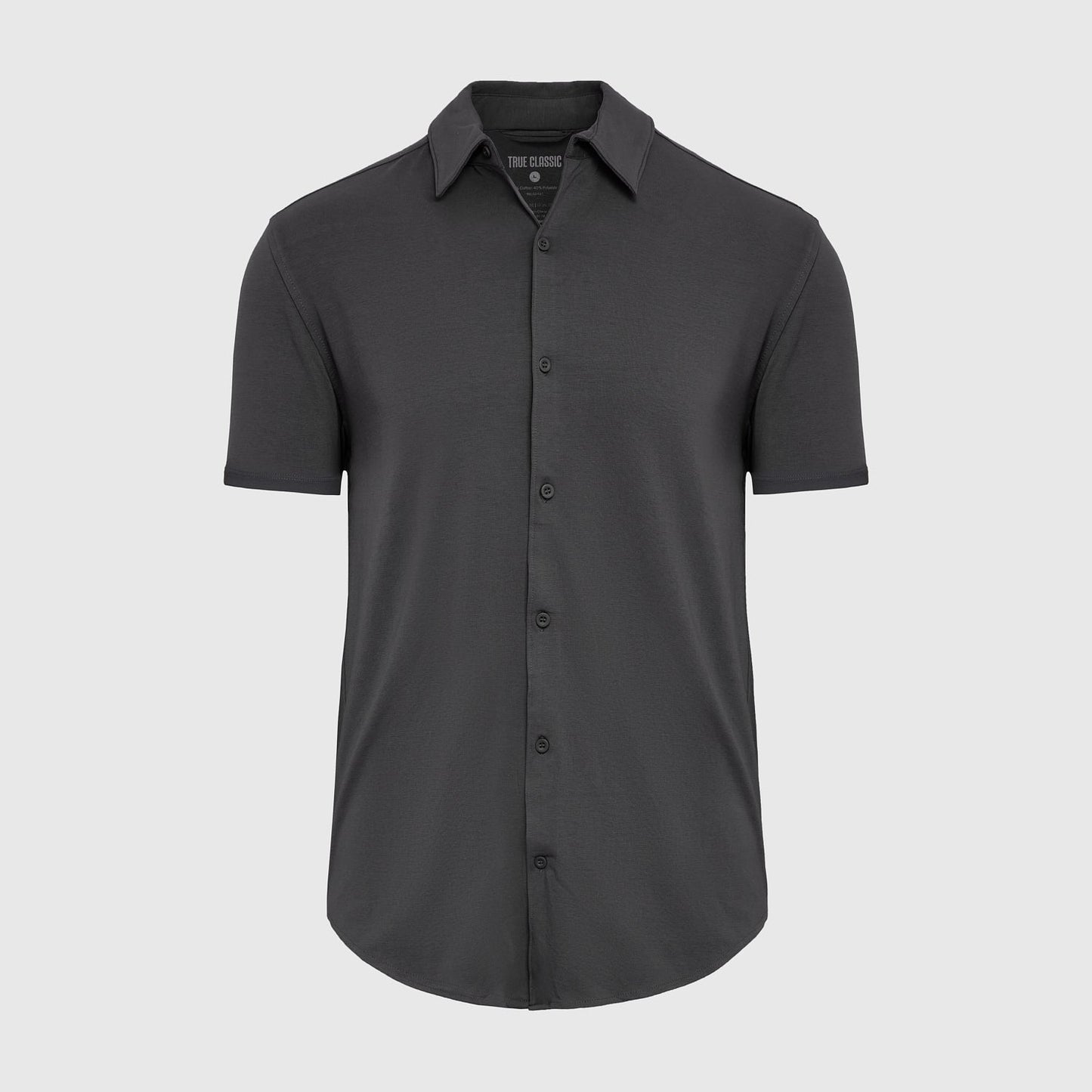 True Classic Men’s Knit Shirt – Tailored Cotton Stretch Fit, Soft Tagless Short Sleeve Polo Style for Casual, Streetwear, or Workwear Looks