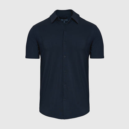 True Classic Men’s Knit Shirt – Tailored Cotton Stretch Fit, Soft Tagless Short Sleeve Polo Style for Casual, Streetwear, or Workwear Looks