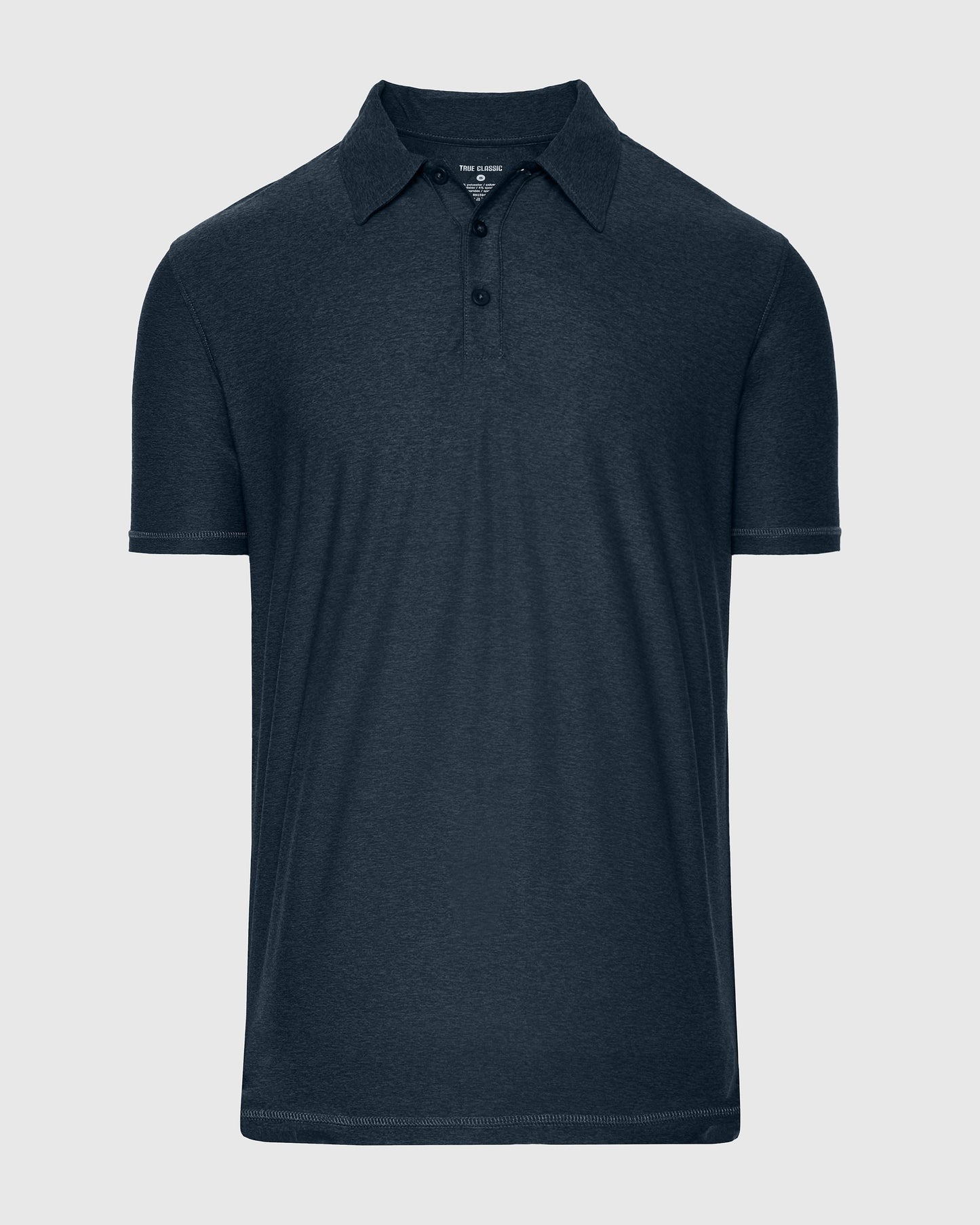True Classic Men’s Active Short Sleeve Polo - Moisture Wicking Golf Shirt with Stretch Fit, Casual Menswear for Workwear, Blue Collar, or Gifts