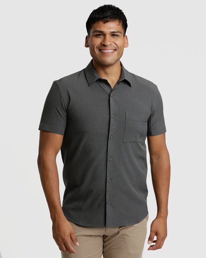 Short Sleeve Ripstop Commuter Shirt 3-Pack
