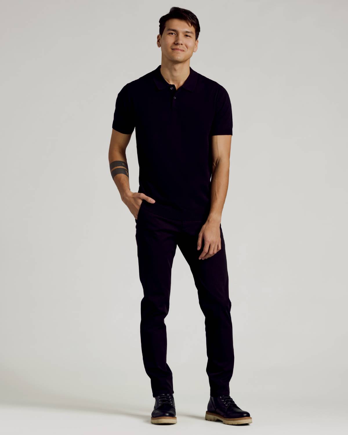 True Classic Men’s Sweater Polo – Dressy Short Sleeve Knit Polo with Stretch, Moisture-Wicking & UPF 30