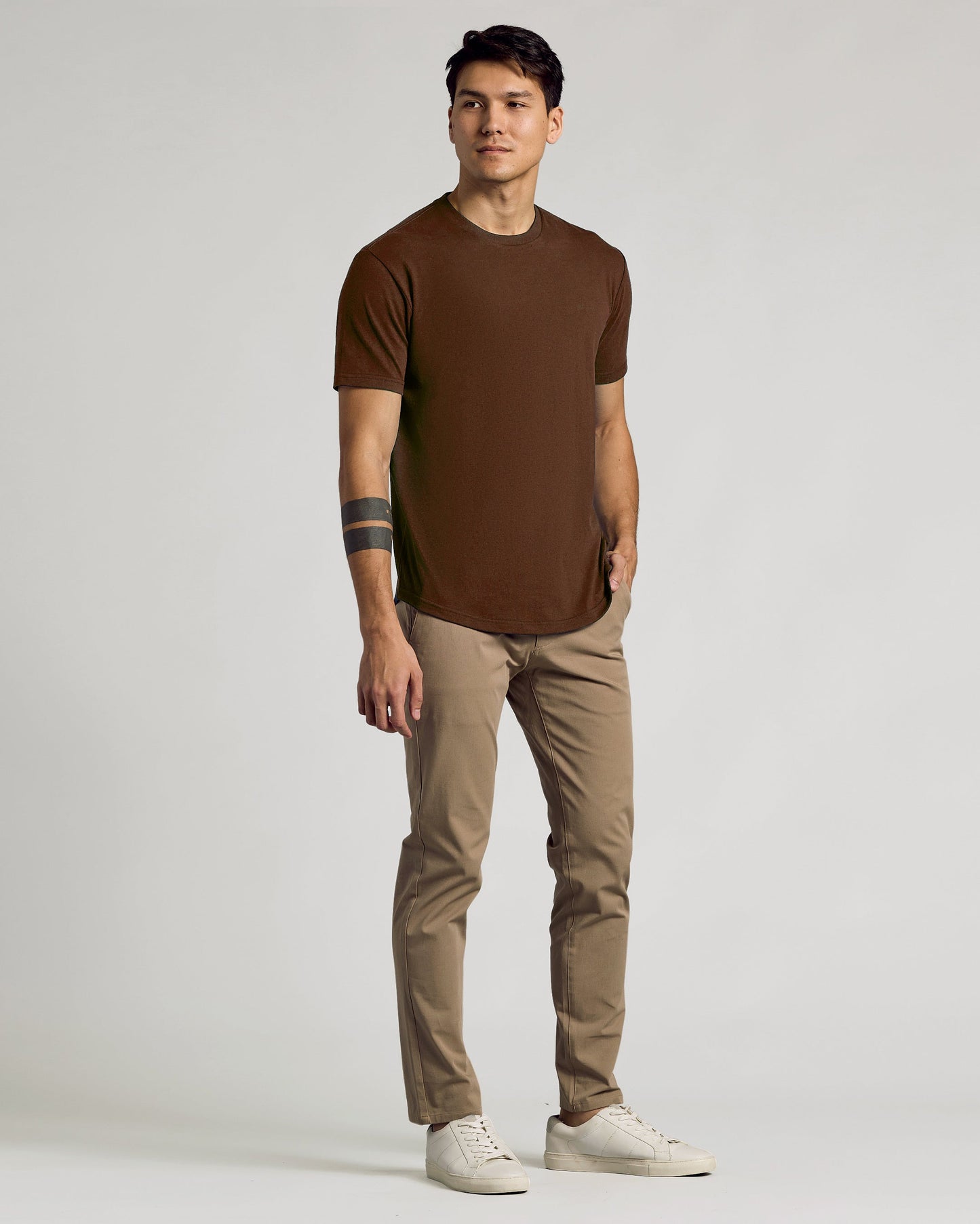 Seasonal Classic Curved Hem Crew Neck 3-Pack