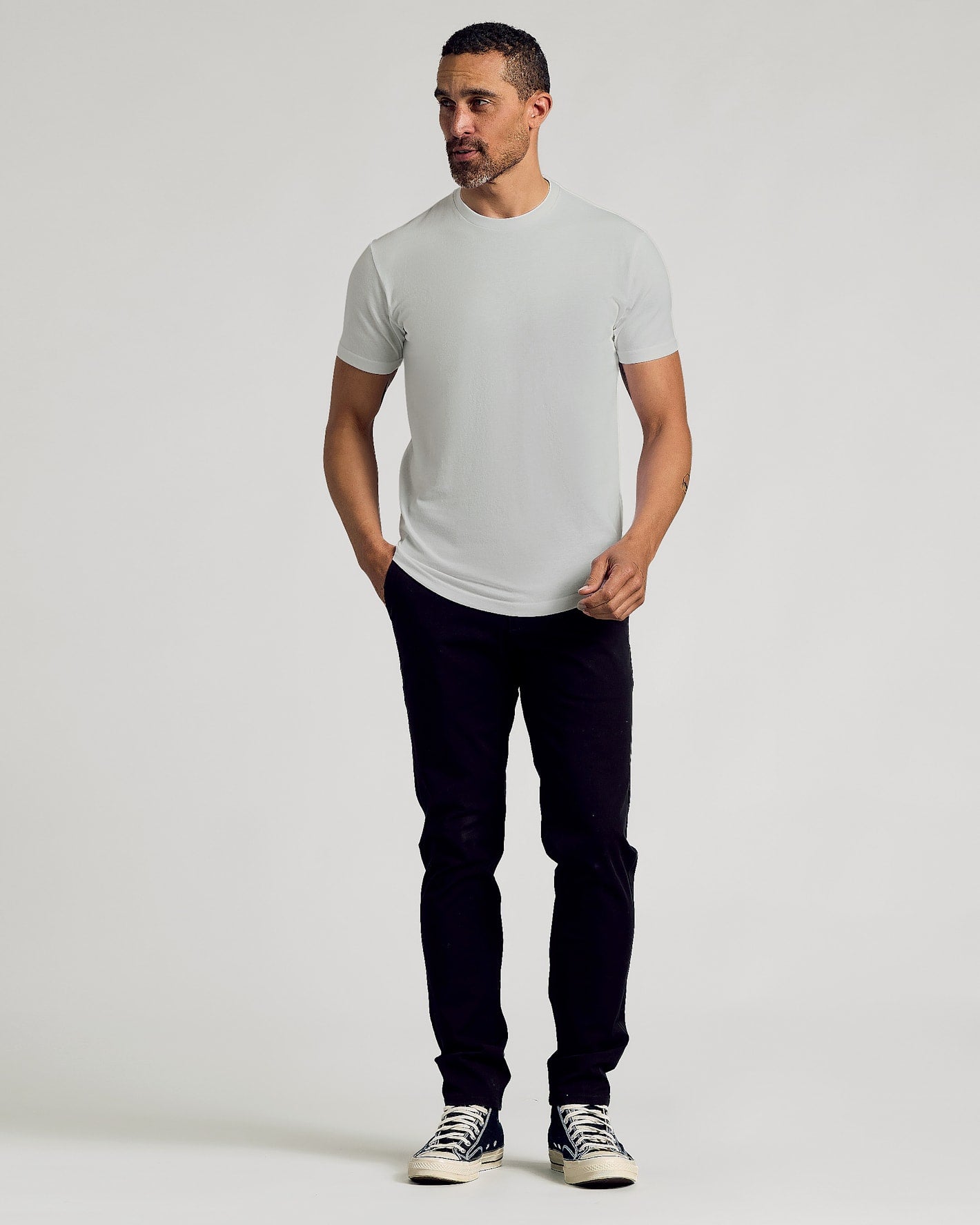 Seasonal Classic Curved Hem Crew Neck 3-Pack