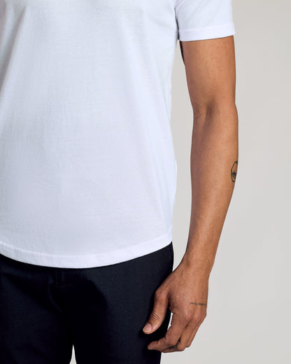 Black & White Curved Classic Crew Neck 2-Pack