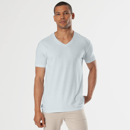 Blue Quartz V-Neck Tee