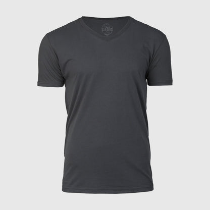 True Classic Men’s V-Neck T Shirt – Soft Cotton Blend Fit, Tailored Short Sleeve Tee for Everyday, Streetwear, or Layered Looks