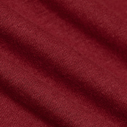 Crimson V-Neck Tee