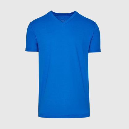 Electric Blue V-Neck Tee