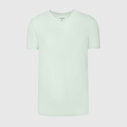 Green Lapis V-Neck Tee