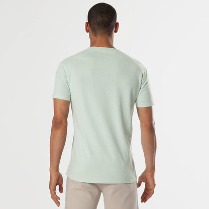 Green Lapis V-Neck Tee