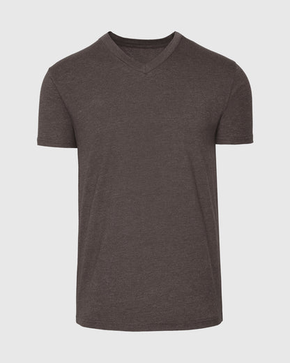 Heather Dark Oak Classic V-Neck