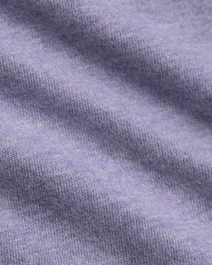 Heather Dark Orchid Short Sleeve Vee Neck T Shirt